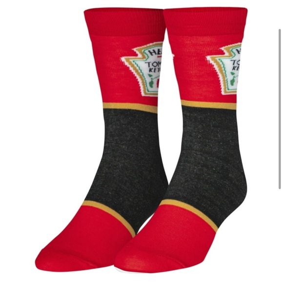 2/$16 mix and match) Heinz ketchup crew socks - Picture 2 of 4